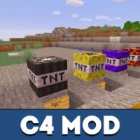 C4 Mod for Minecraft PE