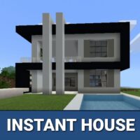 Instant House Mod for Minecraft PE
