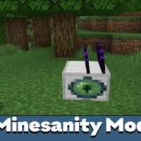 Мод Minesanity для Minecraft PE