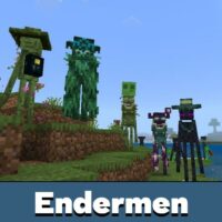 Пакет текстур Endermen для Minecraft PE