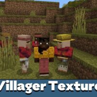Pacote de texturas de aldeões para Minecraft PE