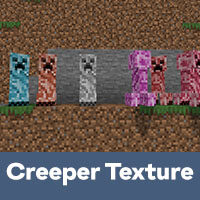 Pacote de texturas Creeper para Minecraft PE