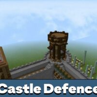 Castillo de Defensa Mapa para Minecraft PE