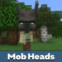 Mob Heads Mod pour Minecraft PE