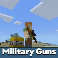 Мод Military Weapons для Minecraft PE
