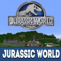 Jurassic World Map for Minecraft PE