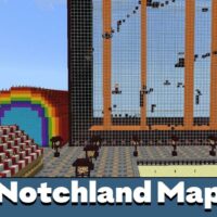 Карта Notchland для Minecraft PE