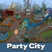 Карта Party City для Minecraft PE