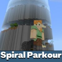 Espiral Parkour Mapa para Minecraft PE