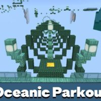 Mappa Parkour oceanico per Minecraft PE
