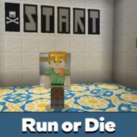 Lauf oder stirb Karte für Minecraft PE