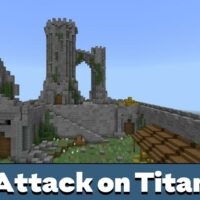Карта Attack on Titan для Minecraft PE