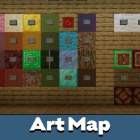 Mapa de arte para Minecraft PE
