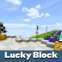 Mapa de blocos da sorte para Minecraft PE