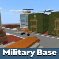 Carte de la base militaire pour Minecraft PE
