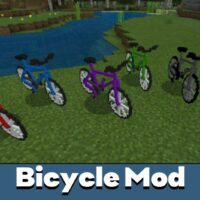Мод на велосипед для Minecraft PE