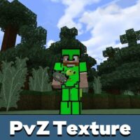 Plants vs Zombies Texture Pack for Minecraft PE