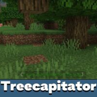 Treecapitator Mod pour Minecraft PE