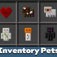 Мод Inventory Pets для Minecraft PE