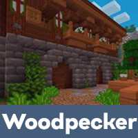 Пакет текстур Woodpecker для Minecraft PE