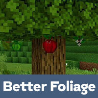 Пакет текстур Better Foliage для Minecraft PE