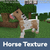 Пакет текстур лошадей для Minecraft PE