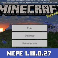 Minecraft PE 1.18.0.27
