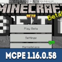 Minecraft PE 1.16.0.58